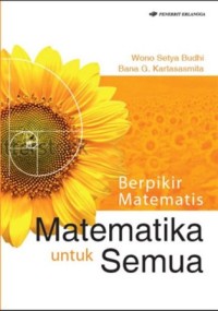 Image of Berfikir Matematis Matematika Untuk Semua